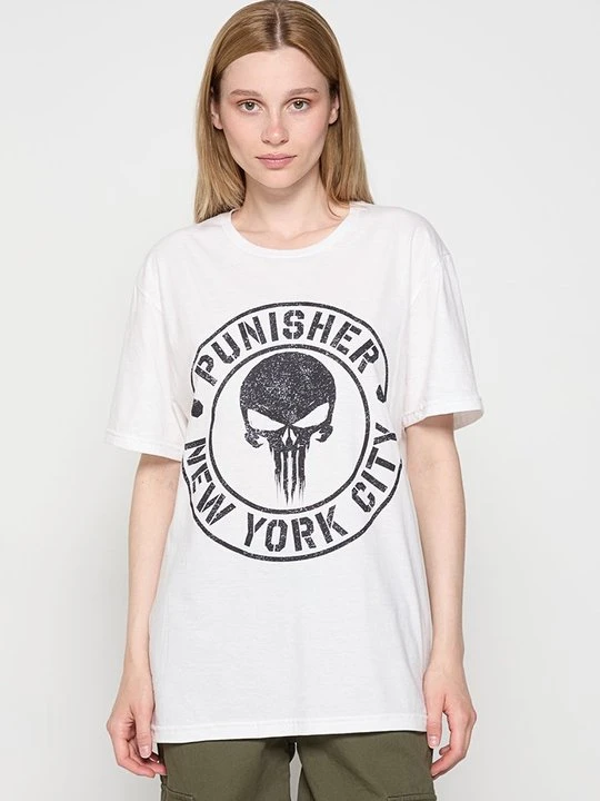 Zdjęcie produktu T-shirt z nadrukiem Marvel biały