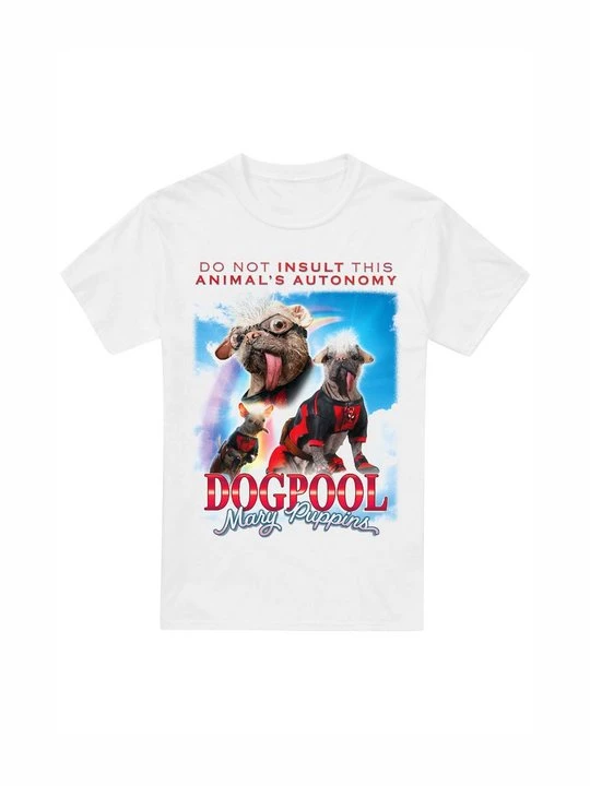 Zdjęcie produktu T-shirt z nadrukiem Marvel biały