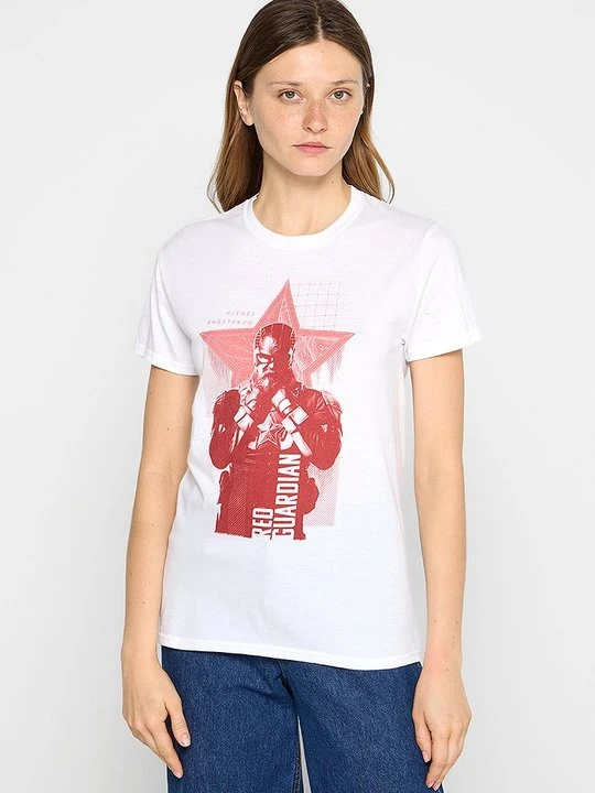 Zdjęcie produktu T-shirt z nadrukiem Marvel biały