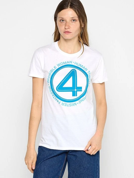 Zdjęcie produktu T-shirt z nadrukiem Marvel biały