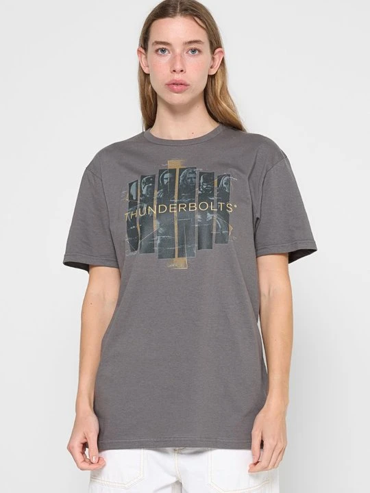 Zdjęcie produktu T-shirt z nadrukiem Marvel szary