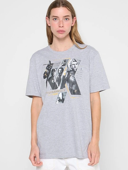 Zdjęcie produktu T-shirt z nadrukiem Marvel szary