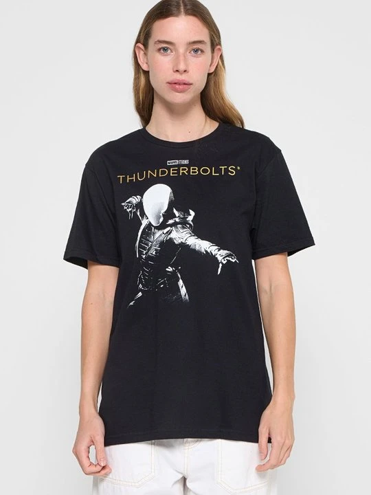 Zdjęcie produktu T-shirt z nadrukiem Marvel czarny