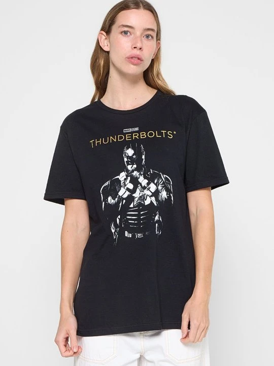 Zdjęcie produktu T-shirt z nadrukiem Marvel czarny
