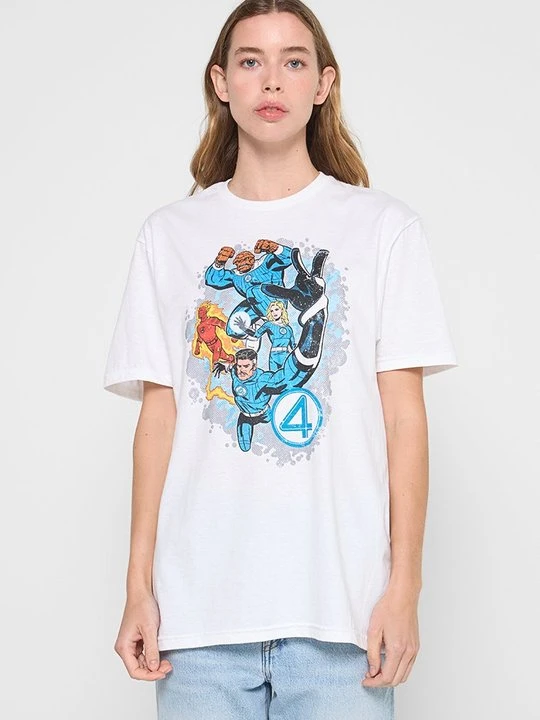 Zdjęcie produktu T-shirt z nadrukiem Marvel biały