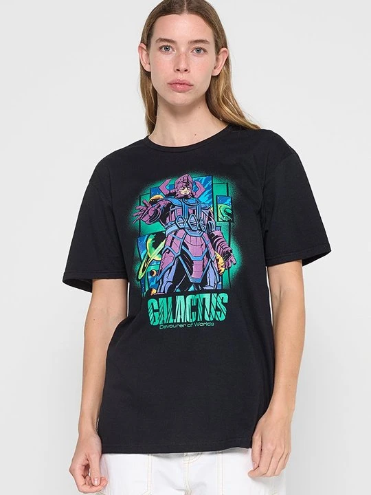 Zdjęcie produktu T-shirt z nadrukiem Marvel czarny