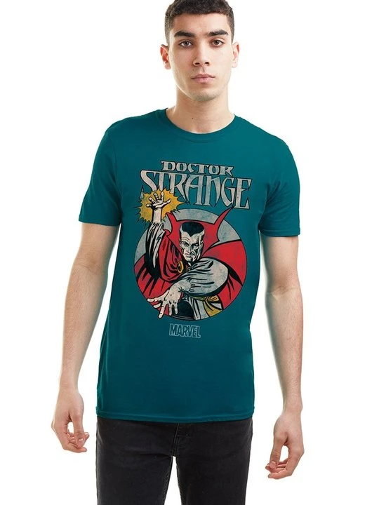 Zdjęcie produktu T-shirt z nadrukiem Marvel morski