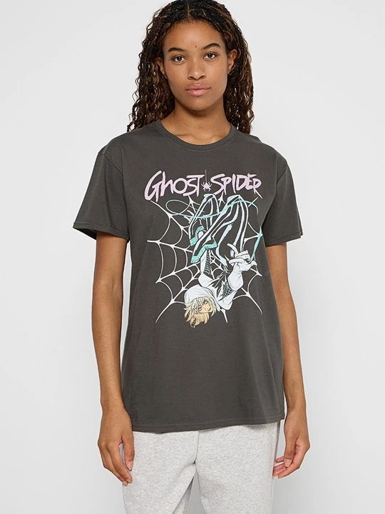 Zdjęcie produktu T-shirt z nadrukiem Marvel ciemnoszary