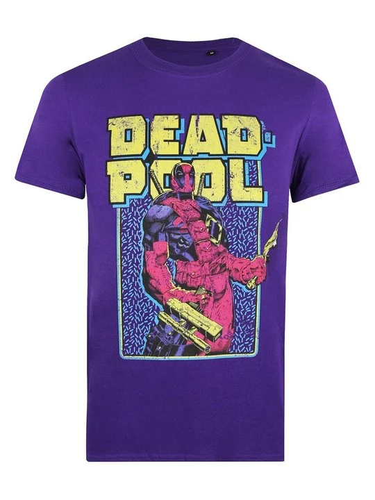 Zdjęcie produktu T-shirt z nadrukiem Marvel fioletowy