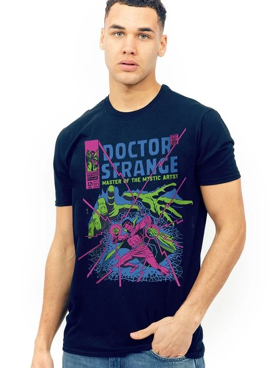 Zdjęcie produktu T-shirt z nadrukiem Marvel błękit królewski