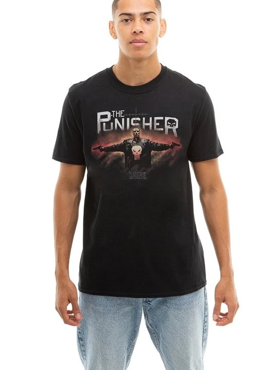 Zdjęcie produktu T-shirt z nadrukiem Marvel czarny