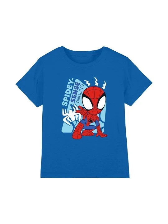 Zdjęcie produktu T-shirt z nadrukiem Marvel niebieski