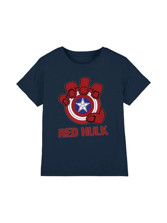 Zdjęcie produktu T-shirt z nadrukiem Marvel granatowy