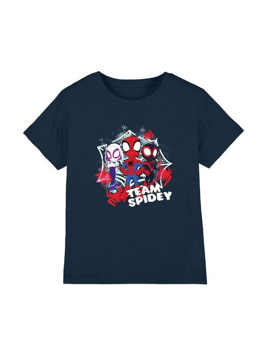 Zdjęcie produktu T-shirt z nadrukiem Marvel granatowy