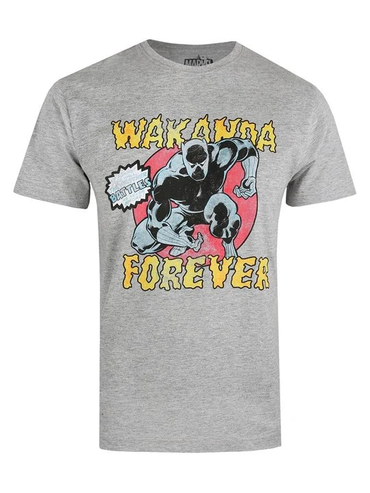 Zdjęcie produktu T-shirt z nadrukiem Marvel szary
