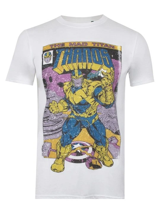 Zdjęcie produktu T-shirt z nadrukiem Marvel biały