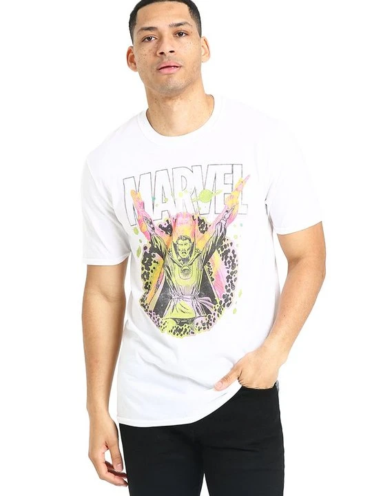 Zdjęcie produktu T-shirt z nadrukiem Marvel biały