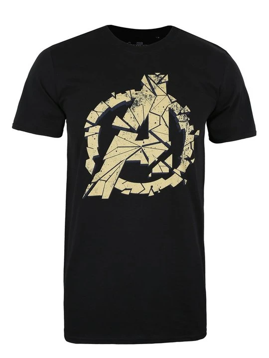 Zdjęcie produktu T-shirt z nadrukiem Marvel czarny
