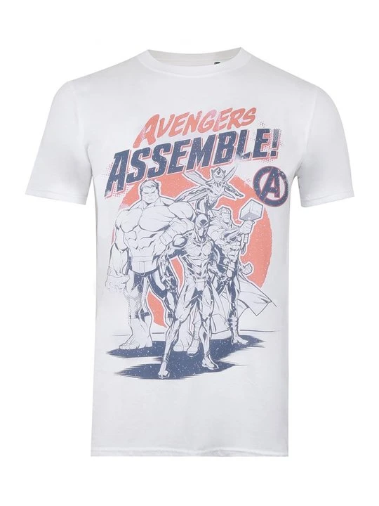 Zdjęcie produktu T-shirt z nadrukiem Marvel biały