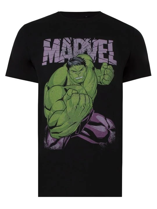 Zdjęcie produktu T-shirt z nadrukiem Marvel czarny