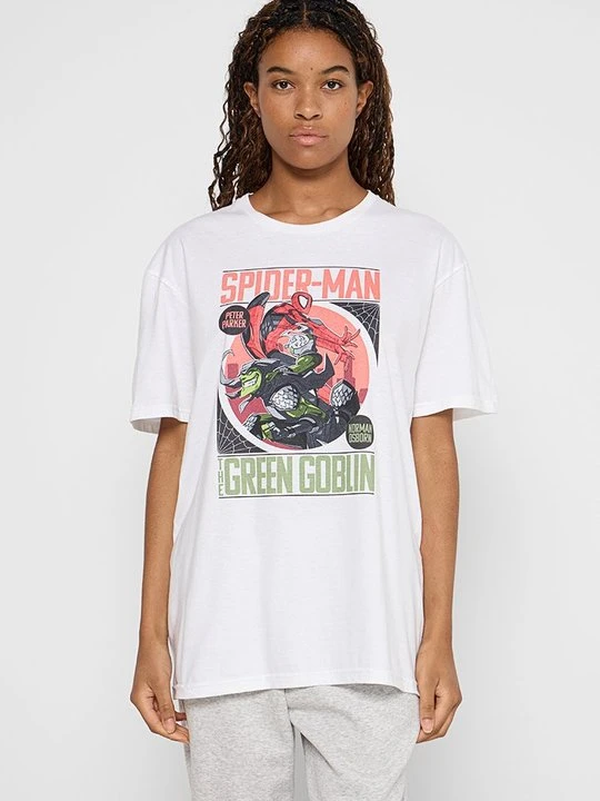 Zdjęcie produktu T-shirt z nadrukiem Marvel biały
