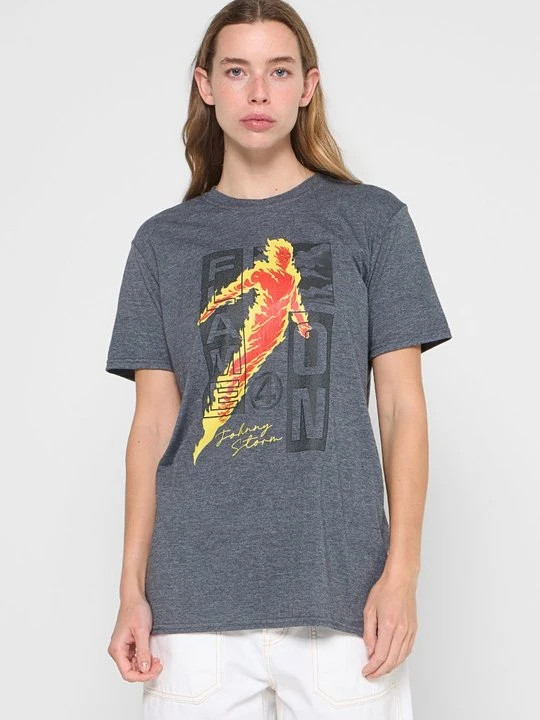 Zdjęcie produktu T-shirt z nadrukiem Marvel ciemnoszary