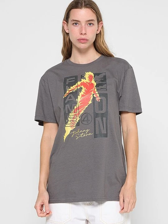 Zdjęcie produktu T-shirt z nadrukiem Marvel szary