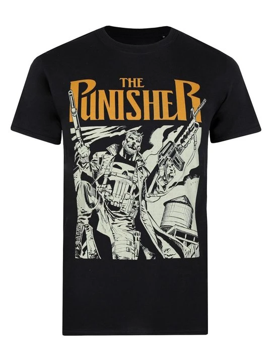 Zdjęcie produktu T-shirt z nadrukiem Marvel czarny