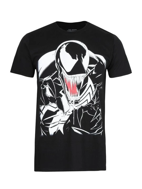 Zdjęcie produktu T-shirt z nadrukiem Marvel czarny