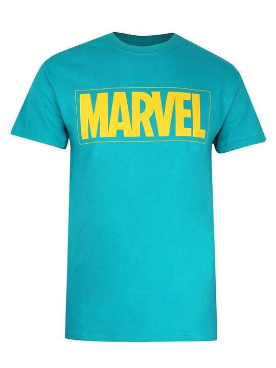 Zdjęcie produktu T-shirt z nadrukiem Marvel petrol