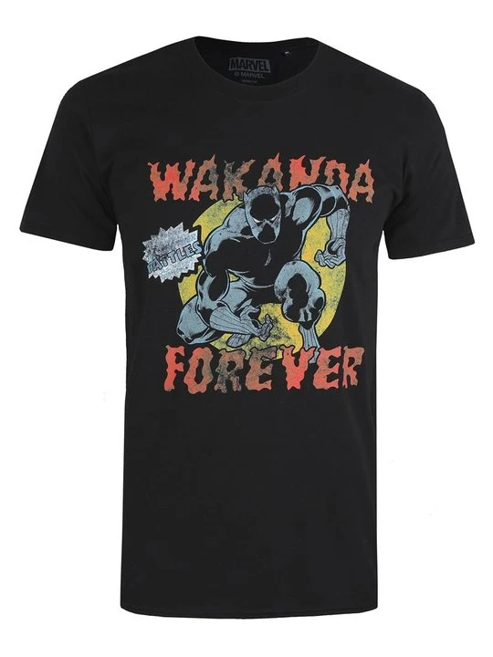 Zdjęcie produktu T-shirt z nadrukiem Marvel czarny