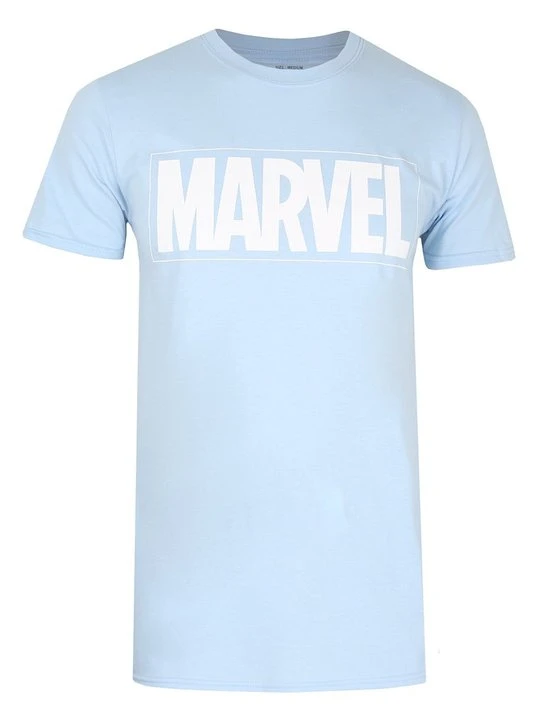 Zdjęcie produktu T-shirt z nadrukiem Marvel jasnoniebieski