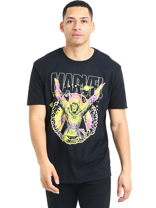 Zdjęcie produktu T-shirt z nadrukiem Marvel czarny