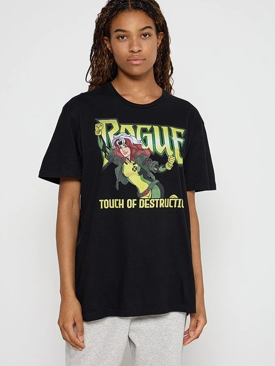 Zdjęcie produktu T-shirt z nadrukiem Marvel czarny