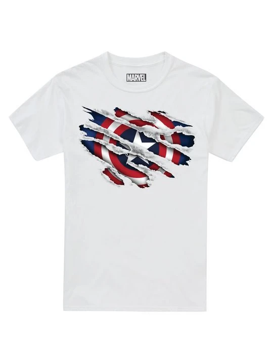 Zdjęcie produktu T-shirt z nadrukiem Marvel biały