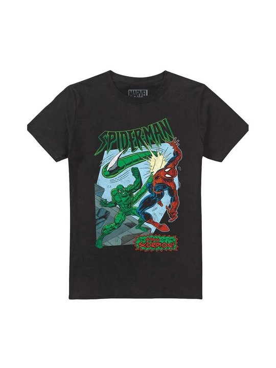 Zdjęcie produktu T-shirt z nadrukiem Marvel czarny