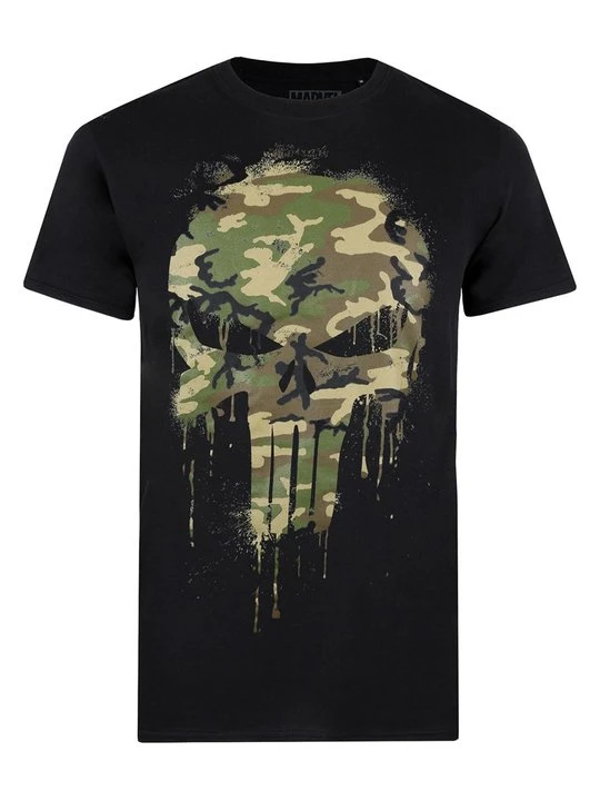 Zdjęcie produktu T-shirt z nadrukiem Marvel czarny