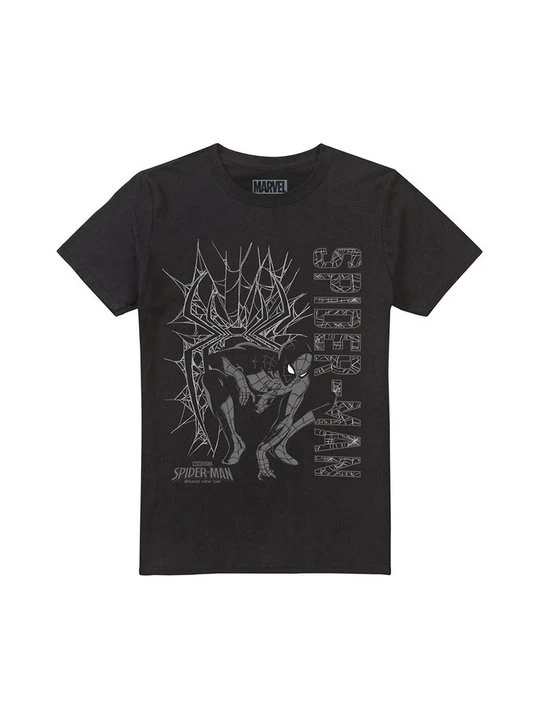 Zdjęcie produktu T-shirt z nadrukiem Marvel czarny