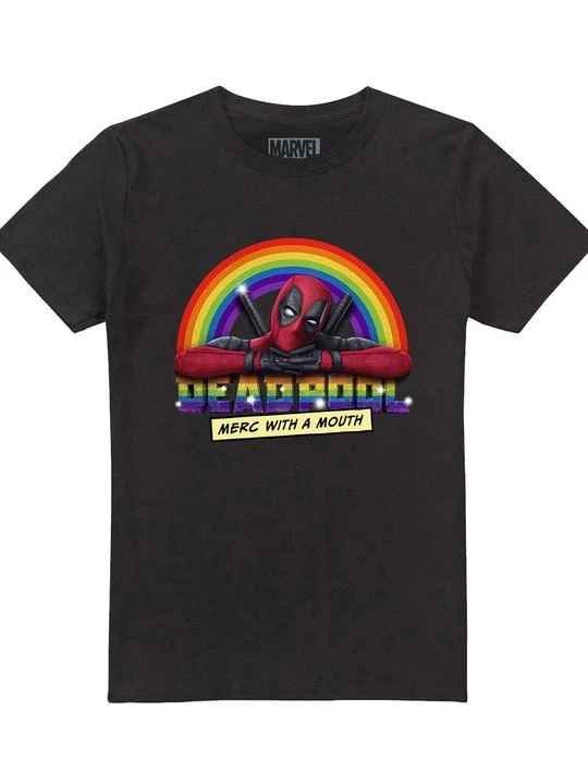 Zdjęcie produktu T-shirt z nadrukiem Marvel czarny