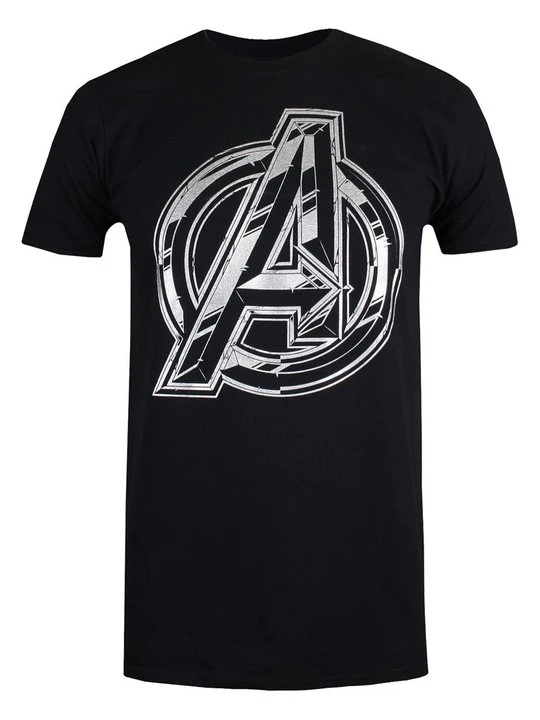 Zdjęcie produktu T-shirt z nadrukiem Marvel czarny