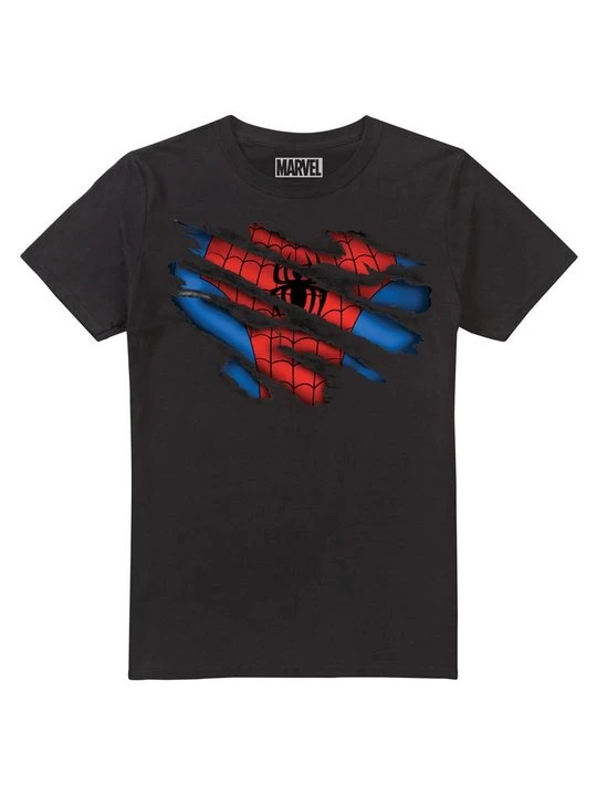 Zdjęcie produktu T-shirt z nadrukiem Marvel czarny