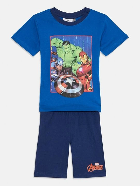 Zdjęcie produktu T-shirt z nadrukiem Marvel granatowy