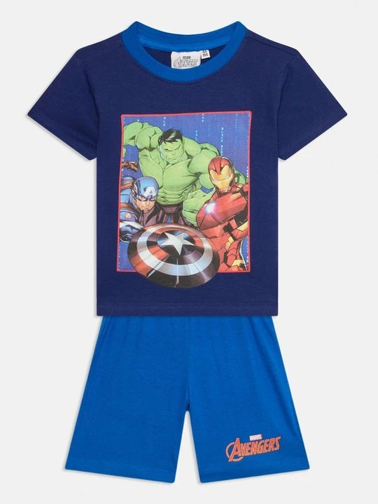 Zdjęcie produktu T-shirt z nadrukiem Marvel granatowy