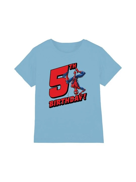 Zdjęcie produktu T-shirt z nadrukiem Marvel jasnoniebieski