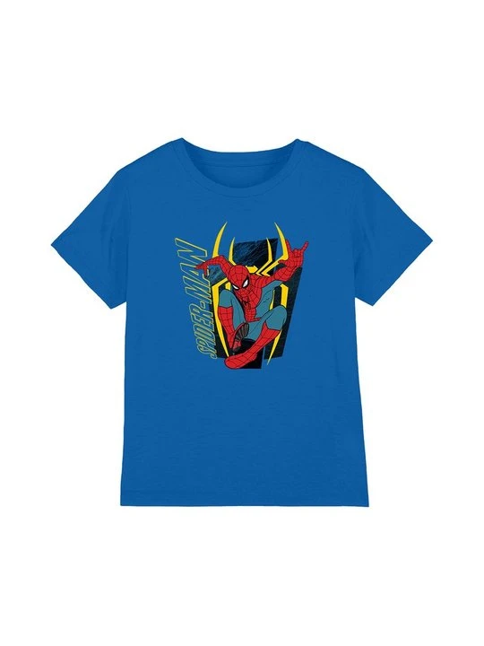 Zdjęcie produktu T-shirt z nadrukiem Marvel szafirowy