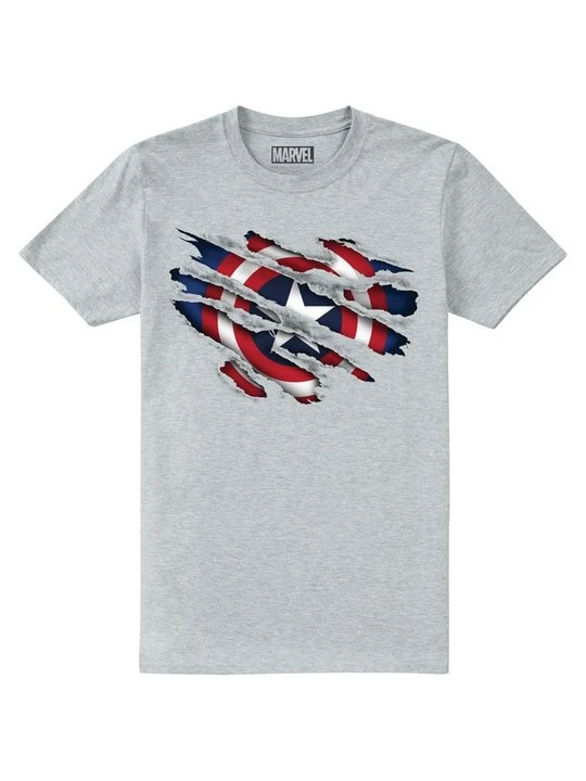 Zdjęcie produktu T-shirt z nadrukiem Marvel szary