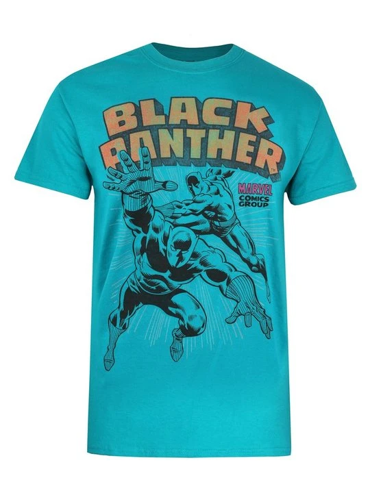 Zdjęcie produktu T-shirt z nadrukiem Marvel turkusowy