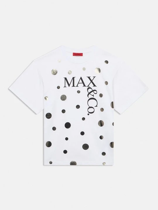 Zdjęcie produktu T-shirt z nadrukiem MAX&Co. biały