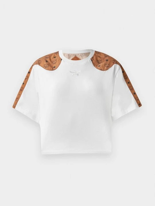 Zdjęcie produktu T-shirt z nadrukiem MCM biały