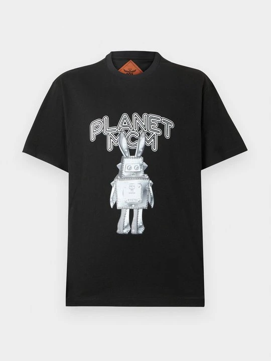 Zdjęcie produktu T-shirt z nadrukiem MCM czarny